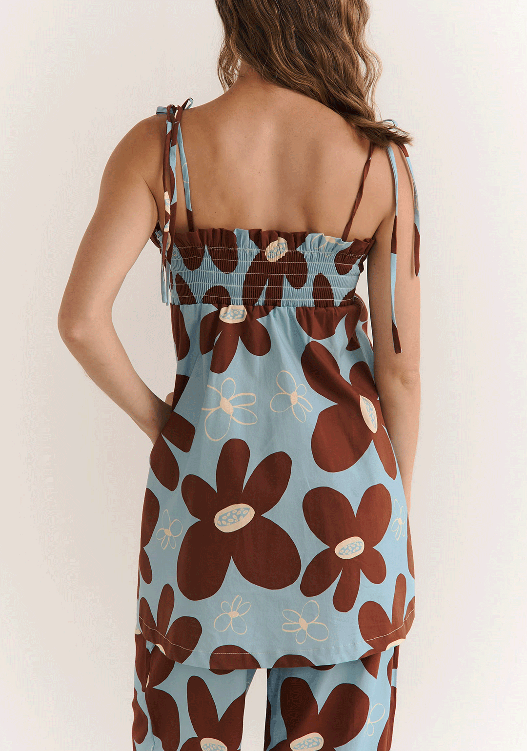 Mini Vestido Daisy Blue