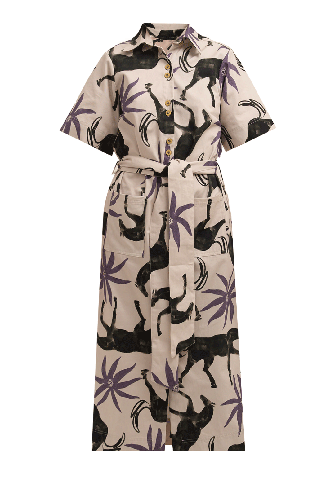 Vestido Camisero Estela Lila