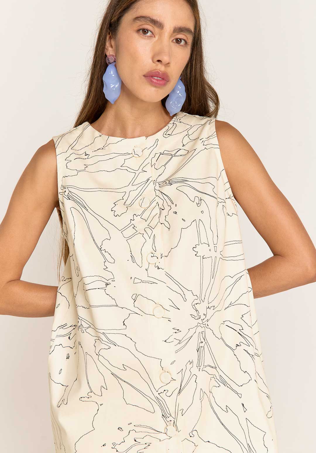 Vestido Chaleco Bruma