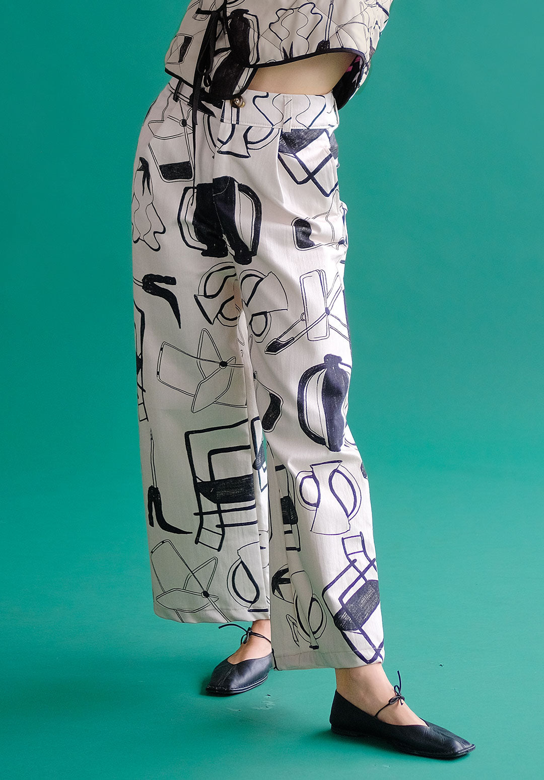 Pantalón Simona Ivory