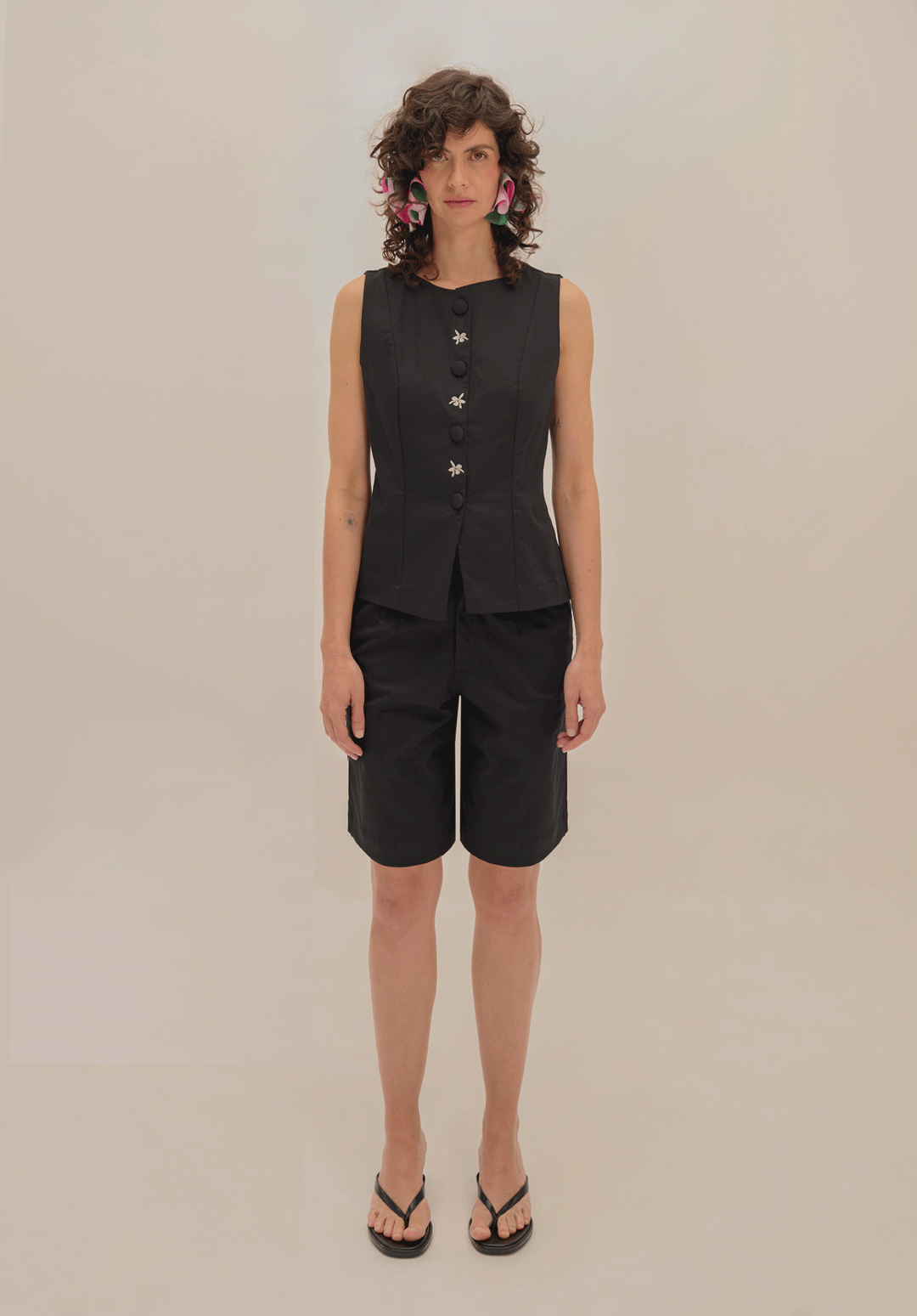 Night bermuda shorts