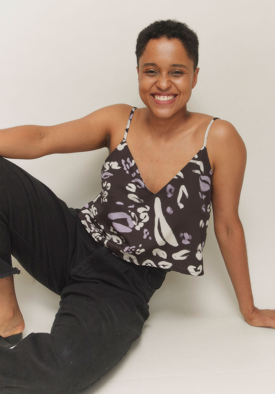 Crop Top Animal Print