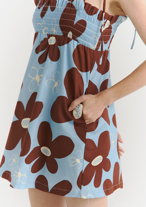 Pre Order Mini Vestido Daisy Blue