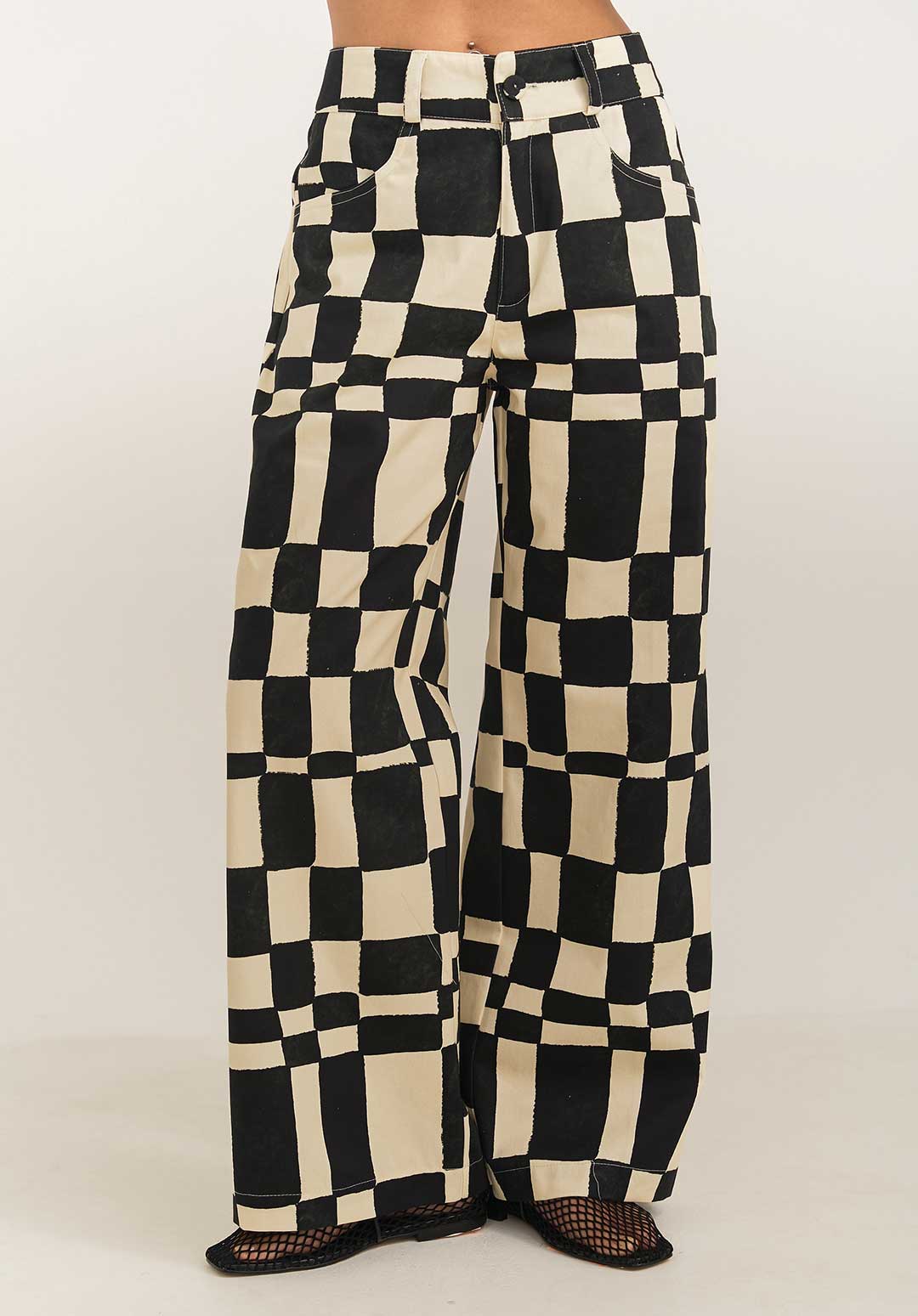 Set Trama Blanco & Negro