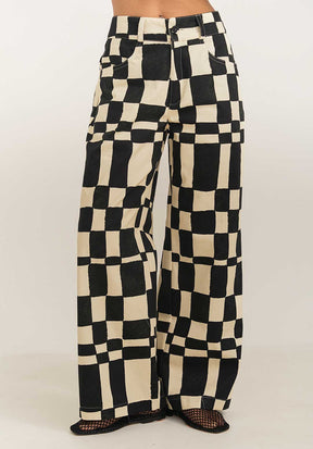 Set Trama Blanco & Negro