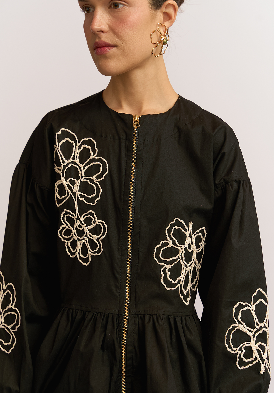 Chaqueta Ligera Magnolia Bordado