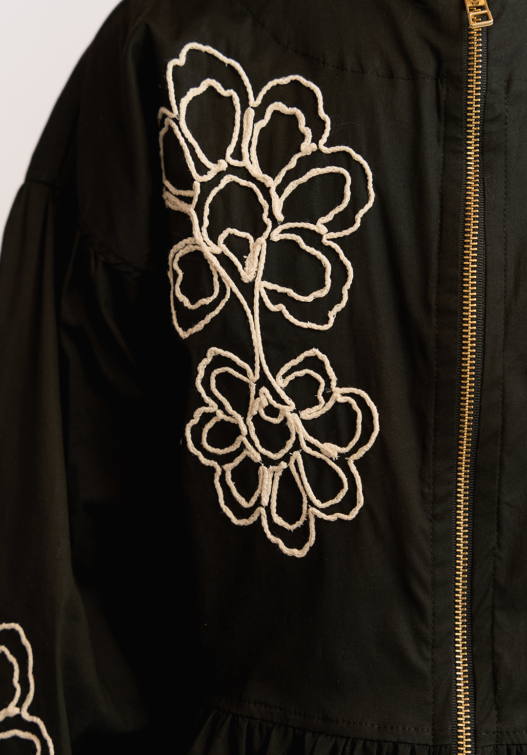 Chaqueta Ligera Magnolia Bordado