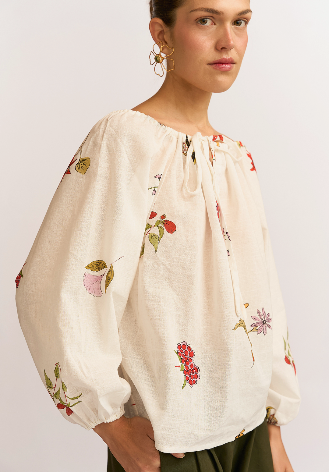Blusa Petunia ivory