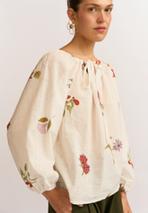 Blusa Petunia ivory