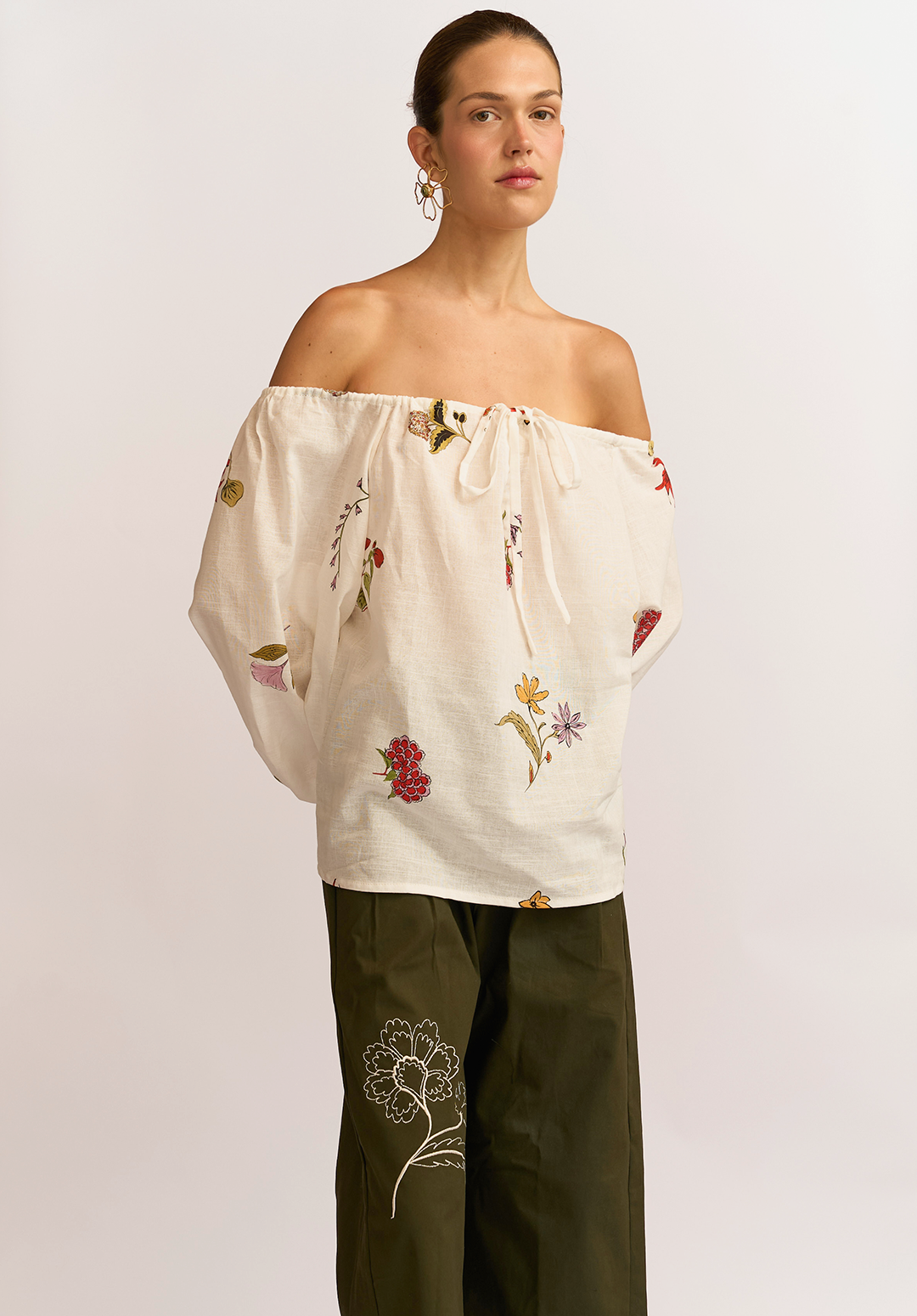 Blusa Petunia ivory