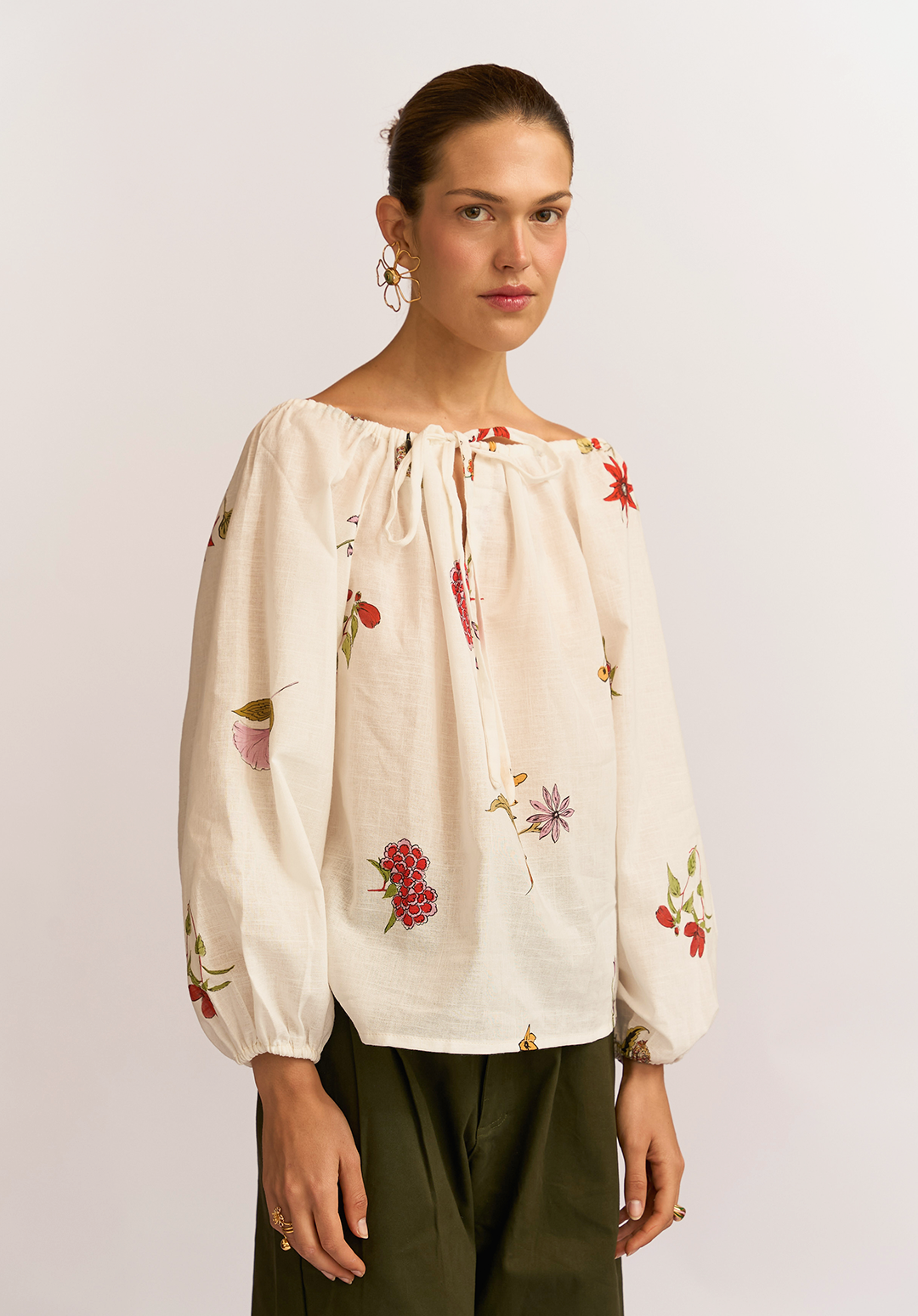 Blusa Petunia ivory