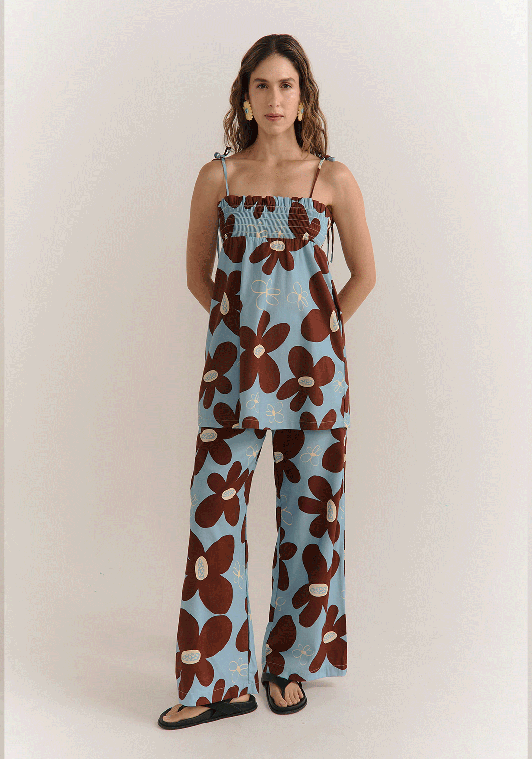 Mini Vestido Daisy Blue