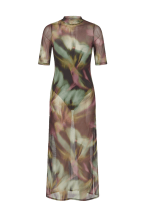 Vestido Mesh Bruma Blur
