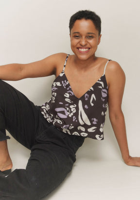 Crop Top Animal Print