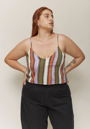 Crop Top Rayas